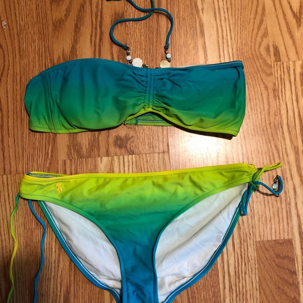 Brand new never used 2 price polo swimming wear!